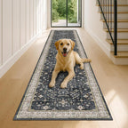 Hazo Haus Black Boho Washable 3x12 Extra Long Runner Rug - Image 6