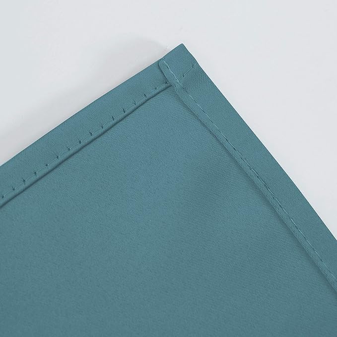 LEMOMO Sea Teal Thermal Blackout Curtains/52 x 72 Inch/Set of 2 Panels Room - Image 8
