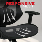 Staples Dexley Ergonomic Mesh Task Chair, Lumbar Support, Swivel, Black