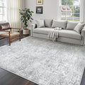 PureCozy 6x9 Area Rug Washable Vintage Living Room Carpet Large Indoor Non Slip by PureCozy