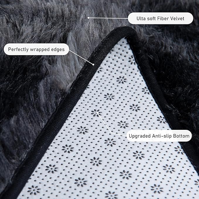 Rugs for Living Room 5x7, Soft Shaggy Modern Shag Area Rug for Bedroom - Image 5