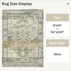 Soalmost Washable Area Rug 8x10, Large Soft Rugs - Image 4