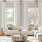 Guken 11 FT Extra Long Boho 100% Blackout Curtains 132 Inch Length 2 Panels Set by Guken