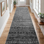 4x12 Washable Hallway Runner Rug：Moroccan Non-Slip Wide Runners - Image 8