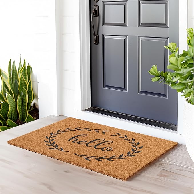 Barnyard Designs Natural Coco Coir Heavy Duty Backing Doormat - Image 2