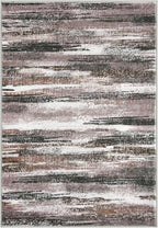 Lansny Modern Abstract Runner Rug 2x10, Dark Light Brown White Washable Long - Image 9