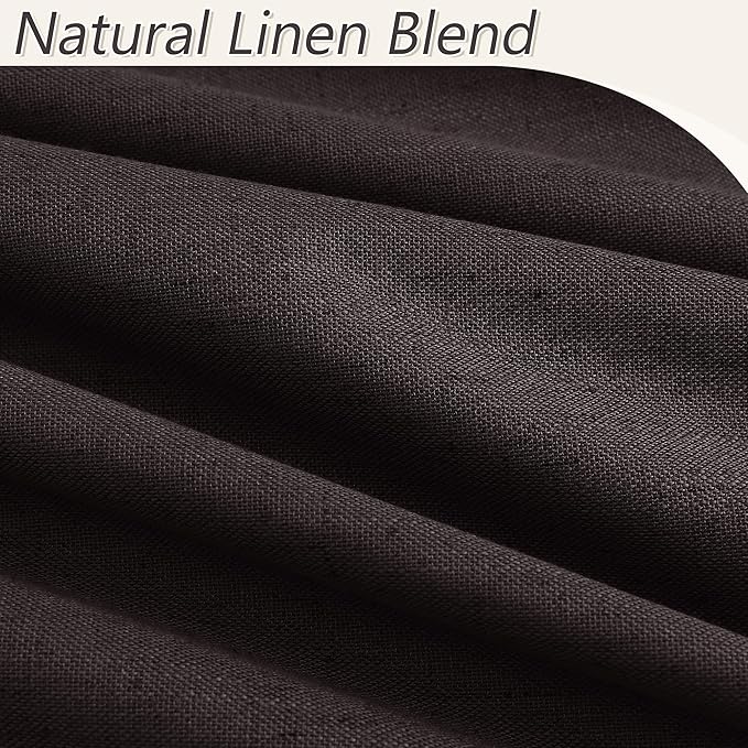 Guken 100% Blackout Curtains 84 Inch Length 2 Panels Set - Image 3