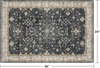 Black Washable 2x3 Entry Rug, Small Rugs - Image 2