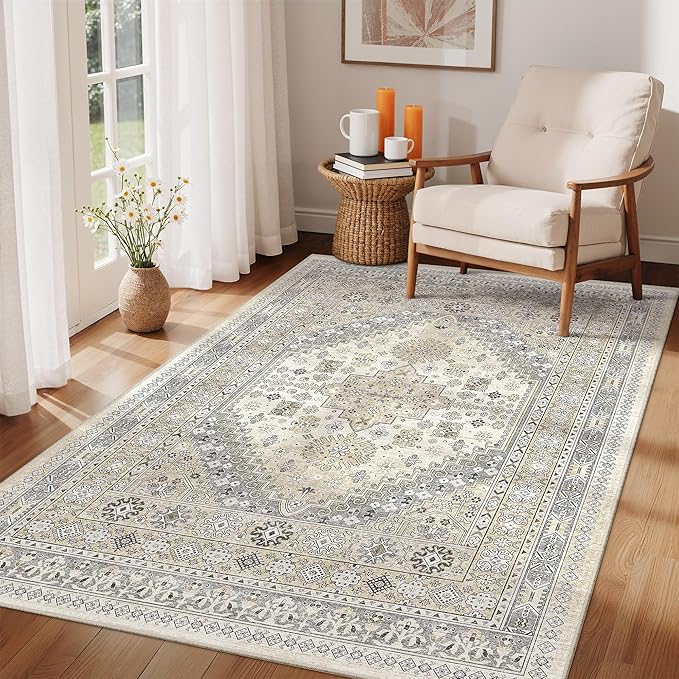 zesthome 3x5 Rug Ultra Soft Washable Rug, Non Slip Area Rug Indoor Entrance - Image 4