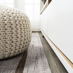 JONATHAN Y Berber Stripe Indoor Outdoor Runner Rug 2X10 Beige/Brown, Colonia for Backyard, Patio, Porch, Easy-Cleaning, High Traffic, Pet-Friendly, Non-Shedding (SMB125A-210)