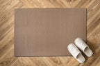 Luul Home Non Slip Beige Solid Rubber Back Thin Door Mat for Entryway 2x3 for Kitchen, Rug for Bathroom, Stain Resistant Easy Cleaning Non Shedding Carpet Beige 2 x 3