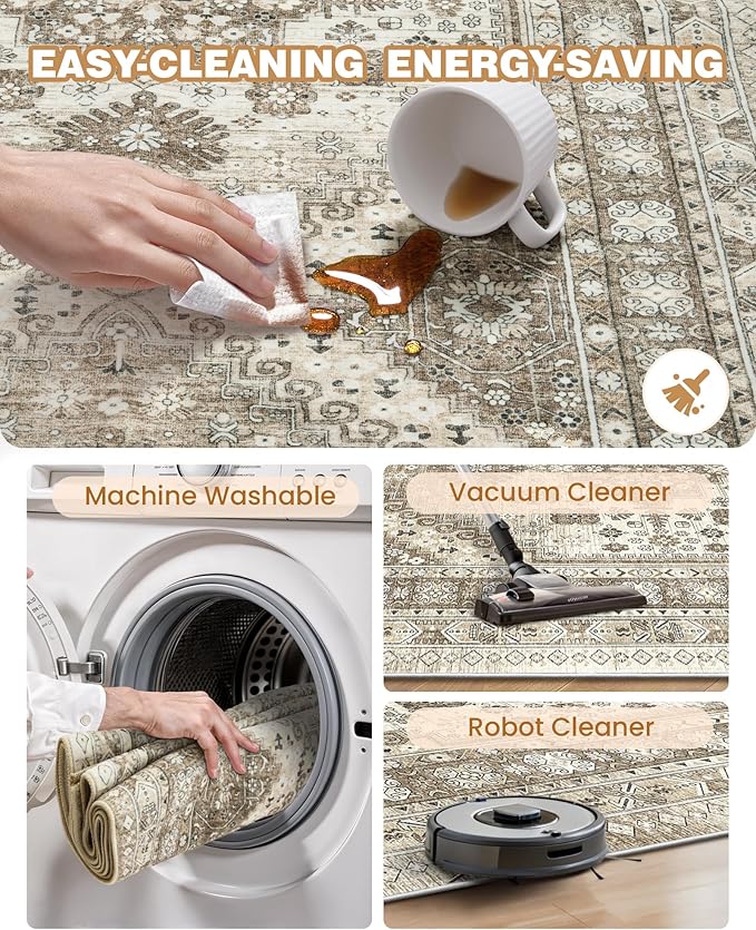 Kitchen Runner Rug Non Slip Washable 2.5x10, Soft Ultra-Thin Entryway Rug - Image 8