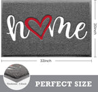 CozyBounty Black Door Mat Welcome Mats Home Non-Slip Doormat - Image 3