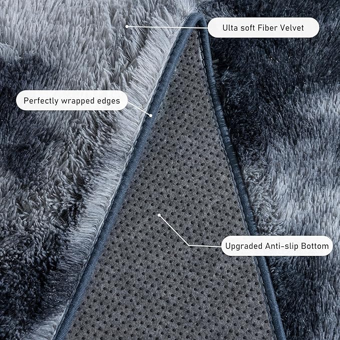 Rugs for Living Room 10x14, Soft Shaggy Modern Shag Area Rug for Bedroom - Image 5