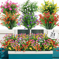 AGIRL Artificial Flowers Outdoor UV Resistant Fake Plant Garden Patio Decor