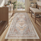 3x6 Runner Rug, Thin Entryway Non Slip Washable Rugs by Restydon