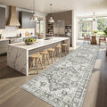 Runner Rug 2x10, Ultra-Thin Kitchen Rugs Non Slip Washable Rugs by Restydon