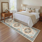 Madane Runner Rug 2x8, Washable Hallway Runner Rugs, Non-Slip Low-Pile Soft - Image 4