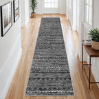 2x8 Washable Kitchen Runner Rug: Modern Moroccan Runners - Image 9