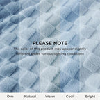 Bedsure GentleSoft Light Blue Throw Blanket - Image 8