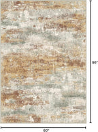Area Rugs 5x8 for Living Room Bedroom, Modern Abstract Machine Washable Rug - Image 2