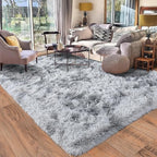 Rugs for Living Room 6x9, Soft Shaggy Modern Shag Area Rug for Bedroom by Quntue