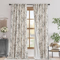 jinchan Blackout Floral Curtains by JINCHAN