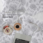 Martex EcoPure Comfort Wash Print Comforter Set, Twin, Meadow Walk
