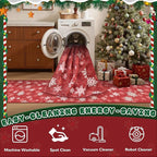 2x3 Christmas Doormat for Entryway, Washable Christmas Rugs Bathroom，Snowflake - Image 9
