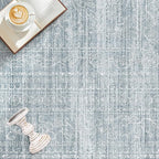 8x10 Area Rugs Living Room: Washable Large Neutral Soft Rug Farmhouse Stain - Image 8