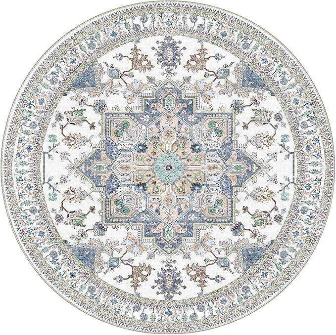 OPPODREAM Soft Round Rug 3ft, Washable Circle Rug 3ft - Image 9