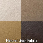MIULEE Neutral Gold/Brown Linen Pillow Covers Pack of 4 Decorative Natural - Image 2
