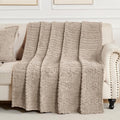 50x70 Inch Brown Throw Blanket by Unknown