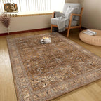 Washable Area Rug 8' x 10' Vintage Traditional Persian Mat - Image 4
