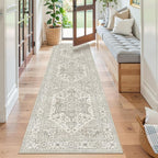 Madane Runner Rug 2x8, Washable Hallway Runner Rugs, Non-Slip Low-Pile Soft - Image 4