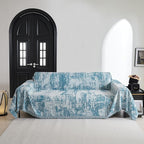 MYSKY HOME Boho Couch Cover for Dogs Washable Sage Abstract Couch Sofa by MYSKYHOME