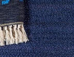 Unique Loom Braided Jute Collection Area Rug - Dhaka (9' x 12' Rectangle, Navy Blue)