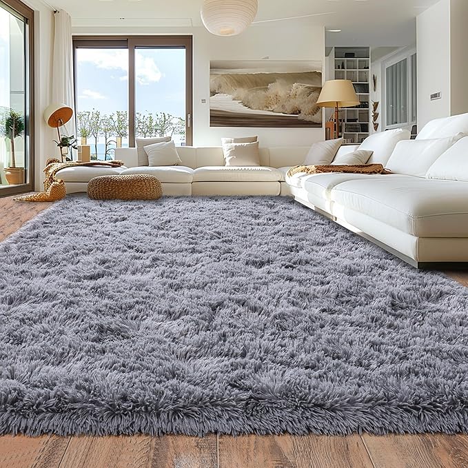 Rugs for Living Room 8x10, Soft Shaggy Modern Shag Area Rug for Bedroom - Image 7