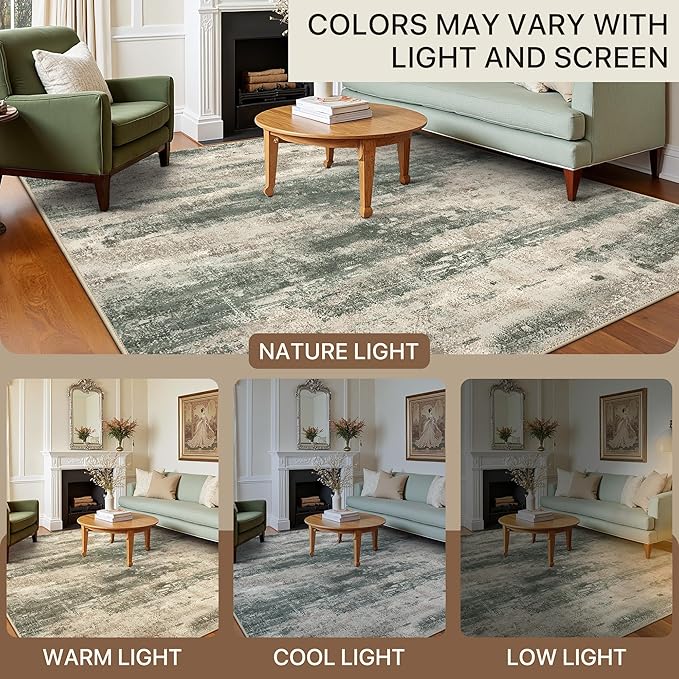 2x3 Rugs for Entryway Entrance Kitchen Bathroom, Machine Washable Modern - Image 4