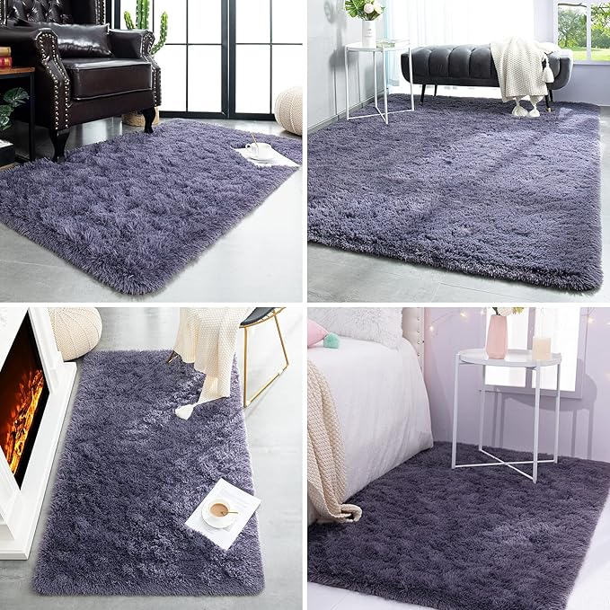 TWINNIS Super Soft Shaggy Rugs Fluffy Carpets 3x5 Feet, Indoor Modern Plush - Image 5