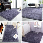 TWINNIS Super Soft Shaggy Rugs Fluffy Carpets 4x5.9 Feet, Indoor Modern Plush - Image 5