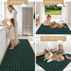 OLANLY Bathroom Rugs 30x20, Thick Soft and Absorbent Chenille Bath Mat