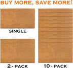 MAINEVENT Plain Coir Doormat Bulk 30x17 Inch, 2 Pack Door Mat Coir Outdoor - Image 4