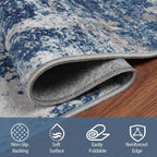 4x6 Area Rugs for Living Room Rug Washable: Abstract Rug for Dining Room - Image 4