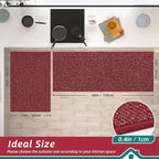 BEQHAUSE Kitchen Rugs and Mats 2PCS, Non-Slip Kitchen Mats - Image 2