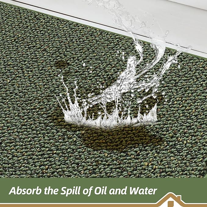 BEQHAUSE Kitchen Rugs and Mats 2PCS, Non-Slip Kitchen Mats - Image 3