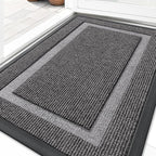 OLANLY Front Door Mat Indoor Outdoor Entrance, Waterproof All-Season, by OLANLY