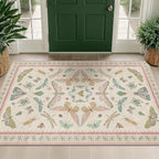 Flower Area Rug for Girls Bedroom - Image 3
