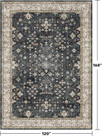 Boho Black Rug for Living Room - Image 2