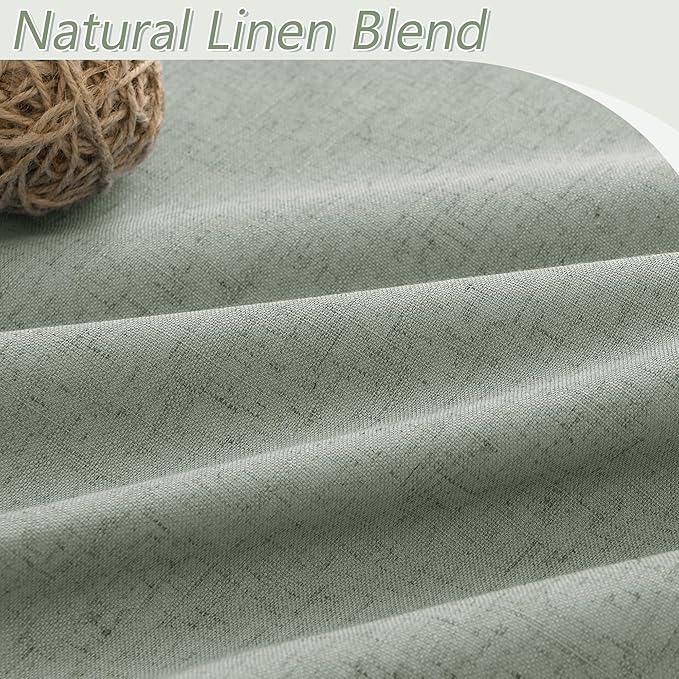 Guken 100% Blackout Curtains 100 Inch Length 2 Panels Set - Image 3